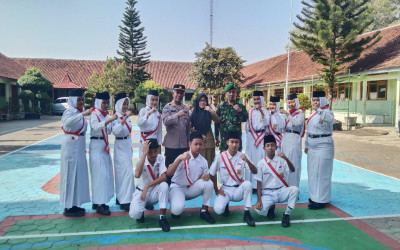 Upacara Bendera Bersama Bapak Kapolsek Girimarto 30 Oktober 2023