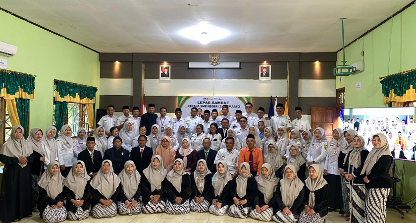 SMP Negeri 2 Girimarto Gelar Acara Lepas Sambut Kepala Sekolah