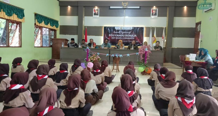 Peduli Kesehatan Siswa, SMPN 2 Girimarto Luncurkan Program Posyandu Remaja