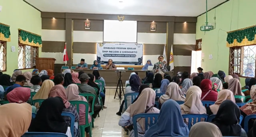 Lagi, SMPN 2 Girimarto Raih Predikat Sekolah Berkemajuan Terbaik