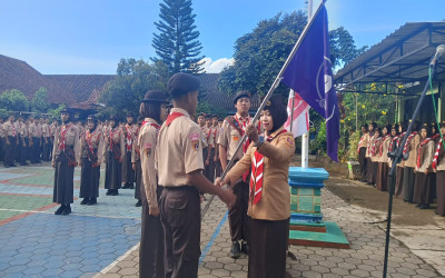 Regenerasi Dewan Penggalang, SMP Negeri 2 Girimarto Teguhkan Komitmen Majukan Kepramukaan